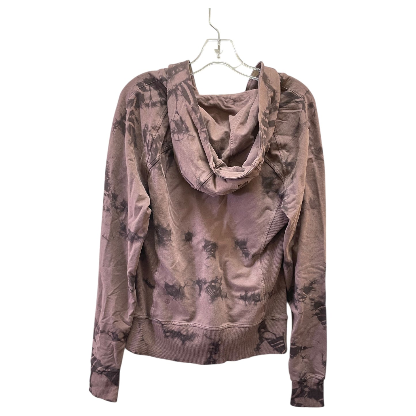 Athletic Jacket By Lululemon In Purple, Size:8