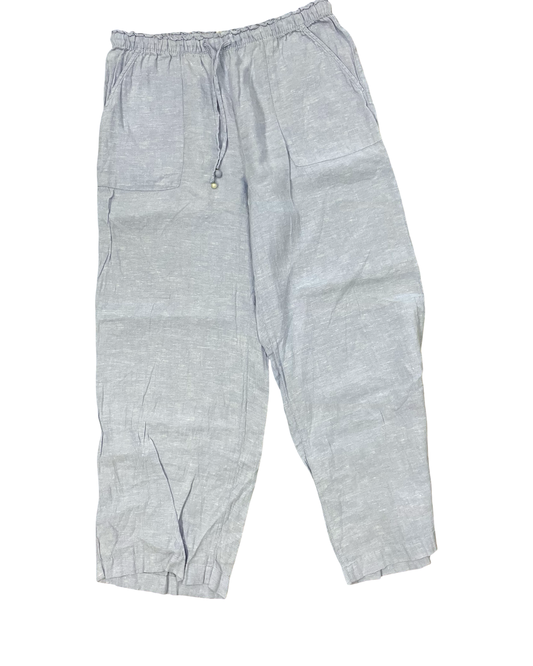 Pants Linen By Cynthia Rowley In Blue, Size:L