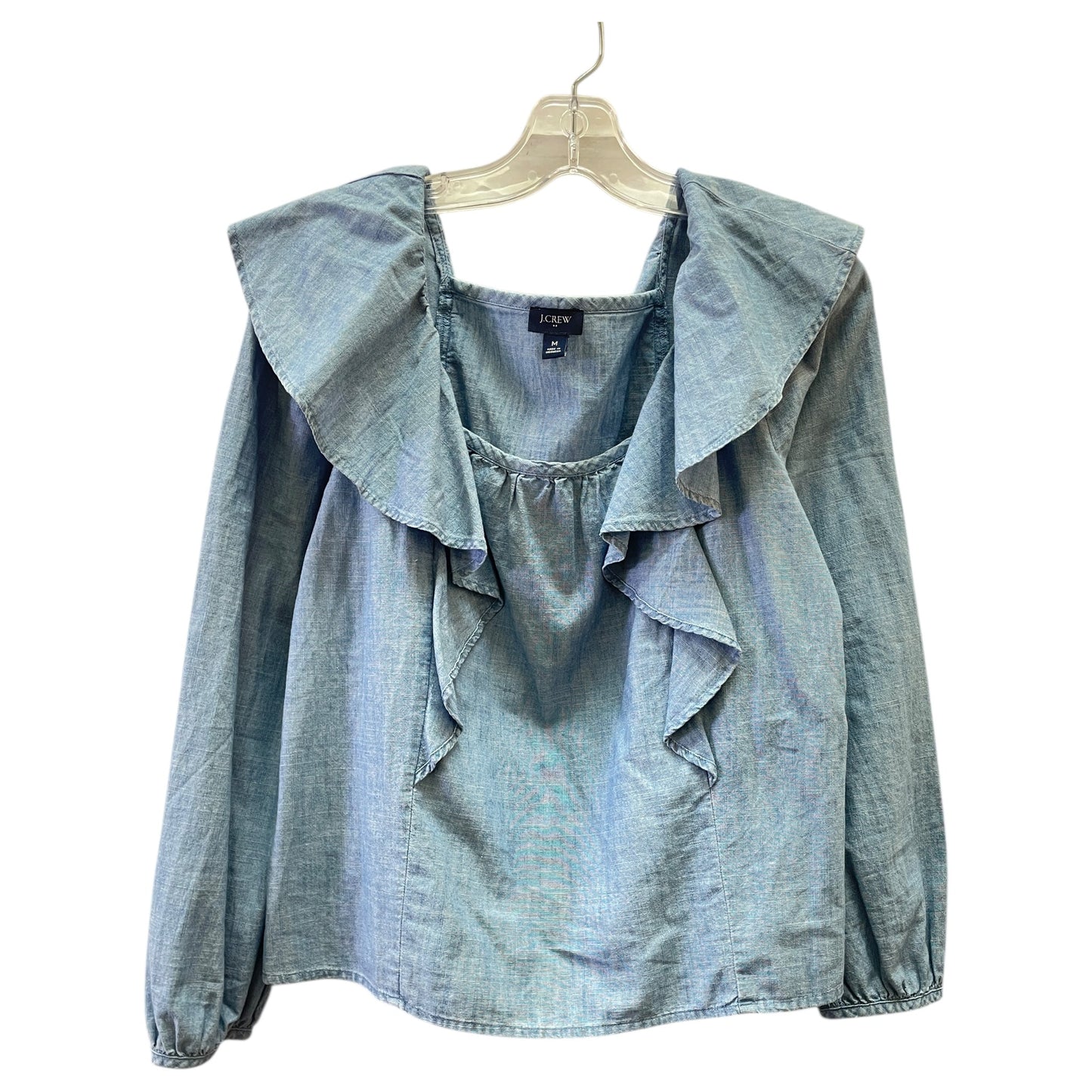 Top Ls By J. Crew In Blue, Size:M