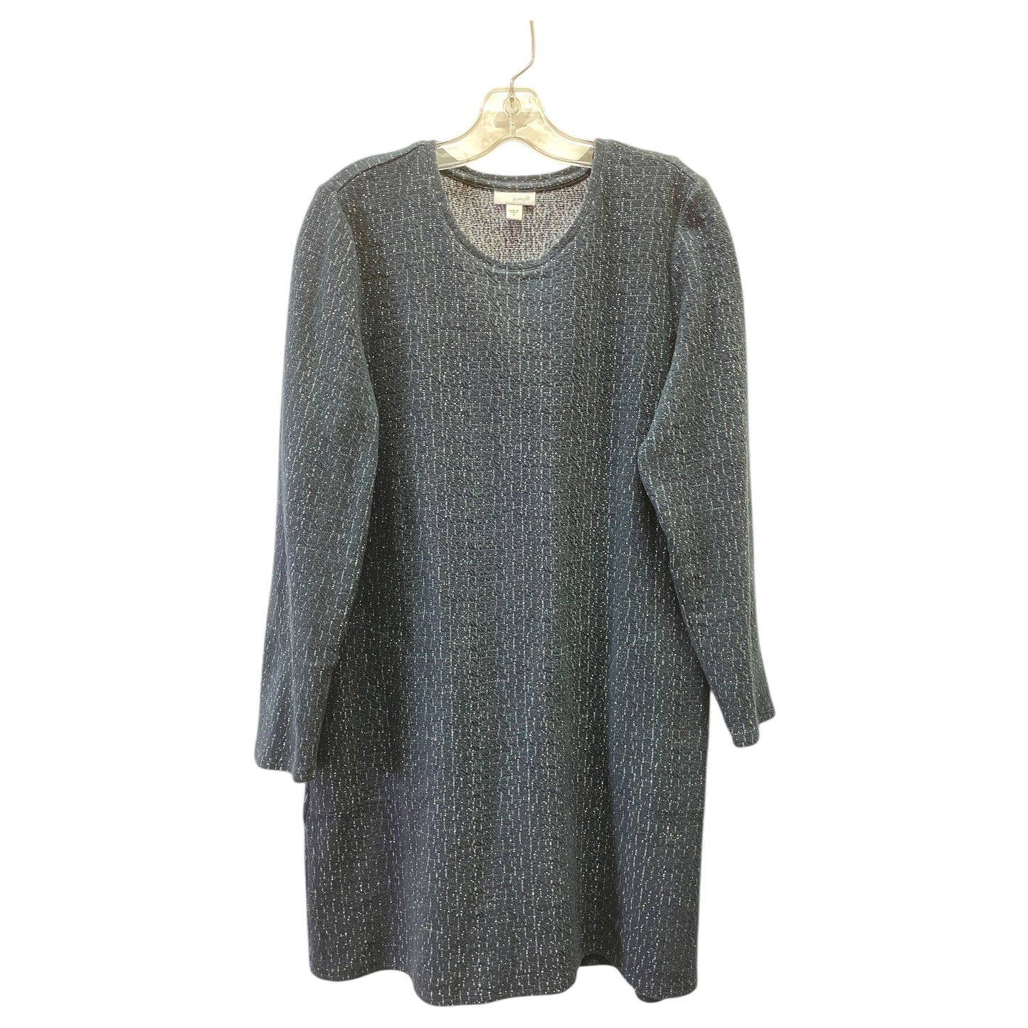 Dress Casual Midi By Pure Jill In Blue, Size:M