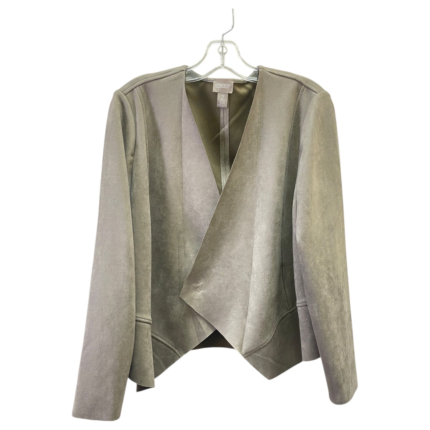 Cardigan By Chicos In Taupe, Size:L