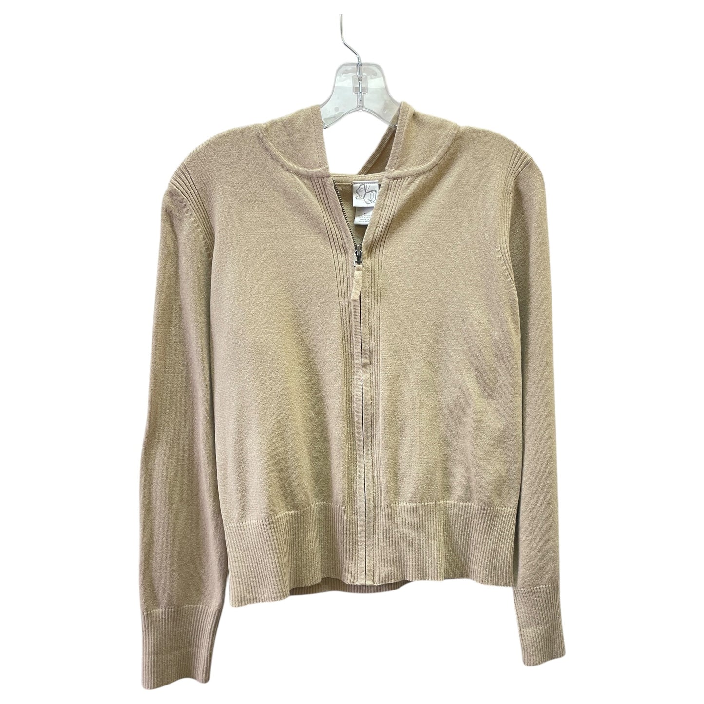 Sweatshirt Hoodie By BUTTERFLY In Taupe, Size:M