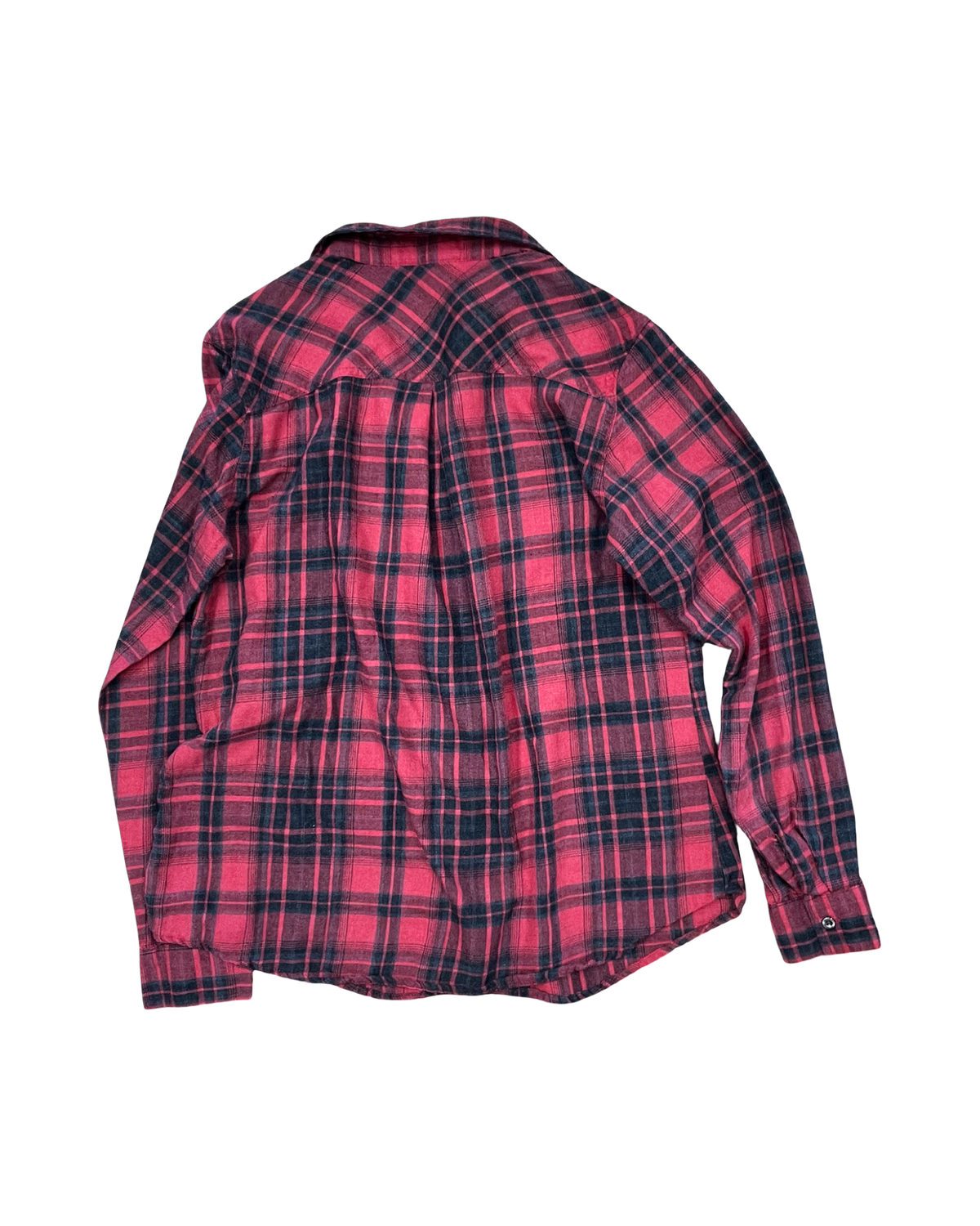 Blouse Ls By Maurices In Black & Red, Size:L