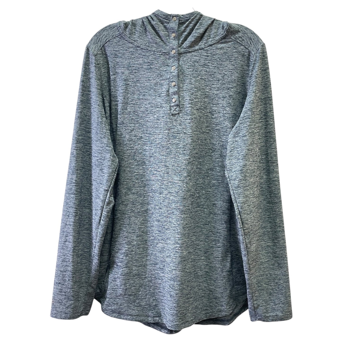 Athletic Sweatshirt Hoodie By Duluth Trading In Grey, Size:L