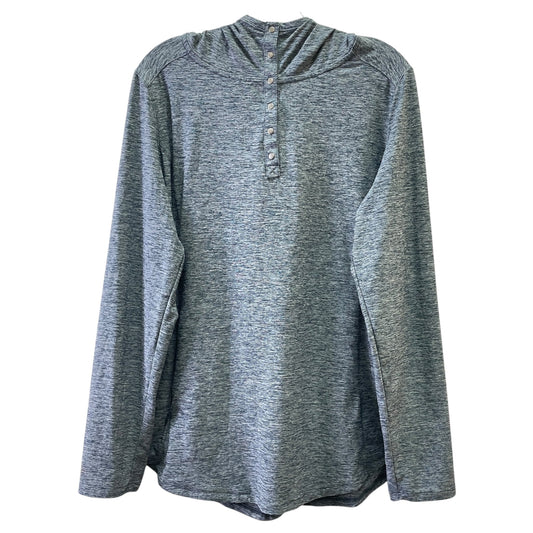 Athletic Sweatshirt Hoodie By Duluth Trading In Grey, Size:L