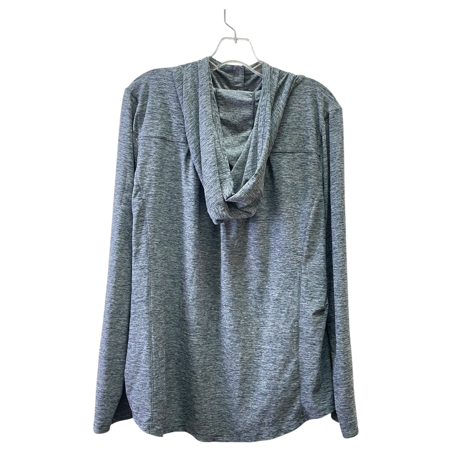 Athletic Sweatshirt Hoodie By Duluth Trading In Grey, Size:L