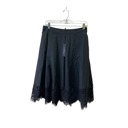 Skirt Midi By Donna Karan In Black, Size:8