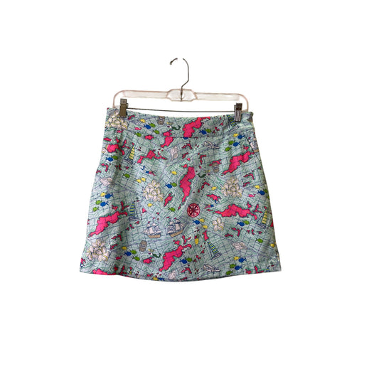 Skort By Vineyard Vines In Blue & Pink, Size:4