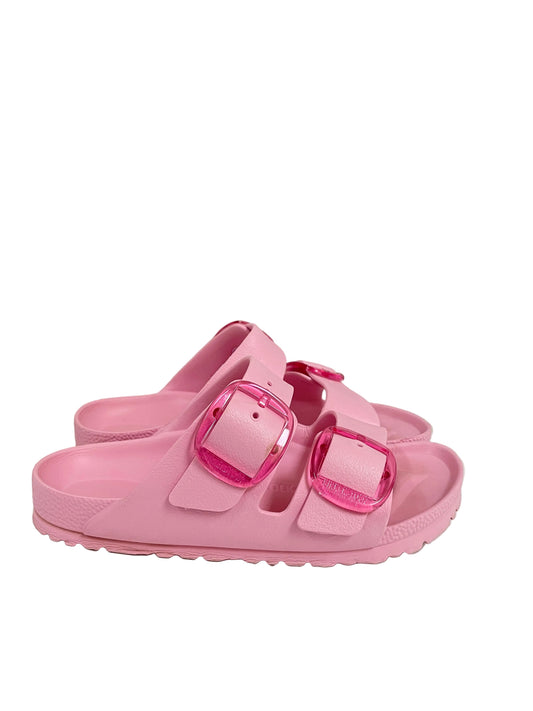 Sandals Flats By Birkenstock In Pink, Size:6