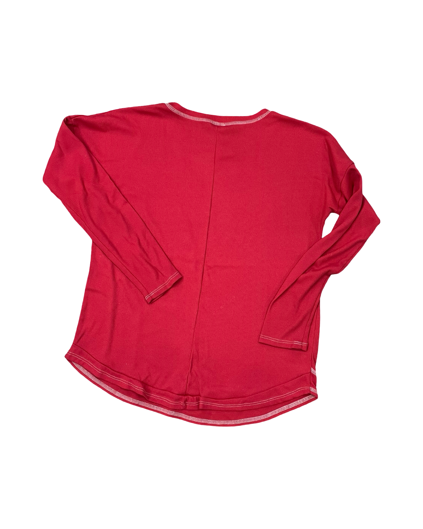 Top Ls By Sew In Love In Red, Size:S