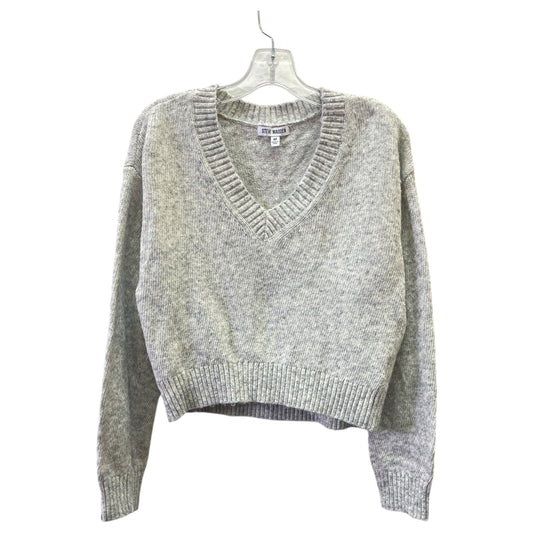 Sweater By Steve Madden In Grey, Size:M