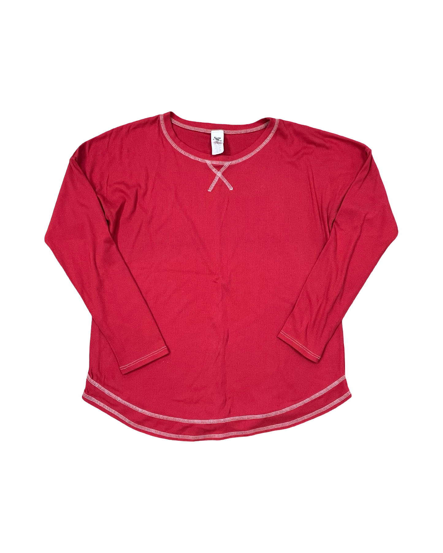 Top Ls By Sew In Love In Red, Size:S