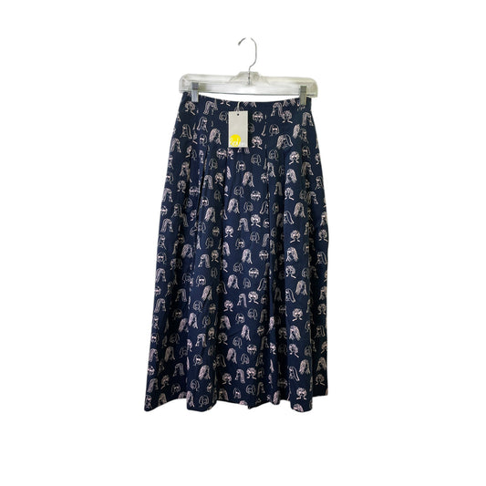 Skirt Maxi By Boden In Navy, Size:4