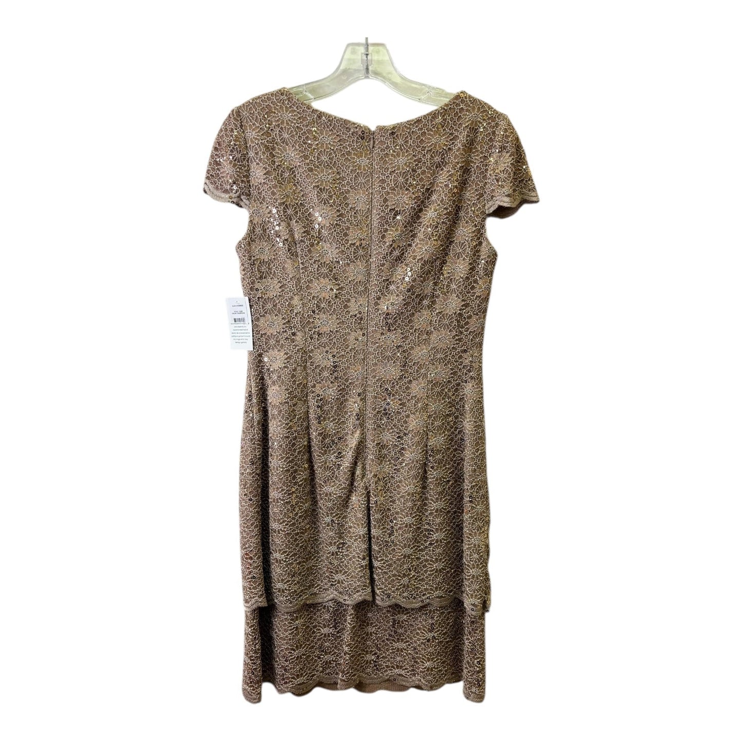 Dress Party Short By Alex Evenings In Gold, Size:S