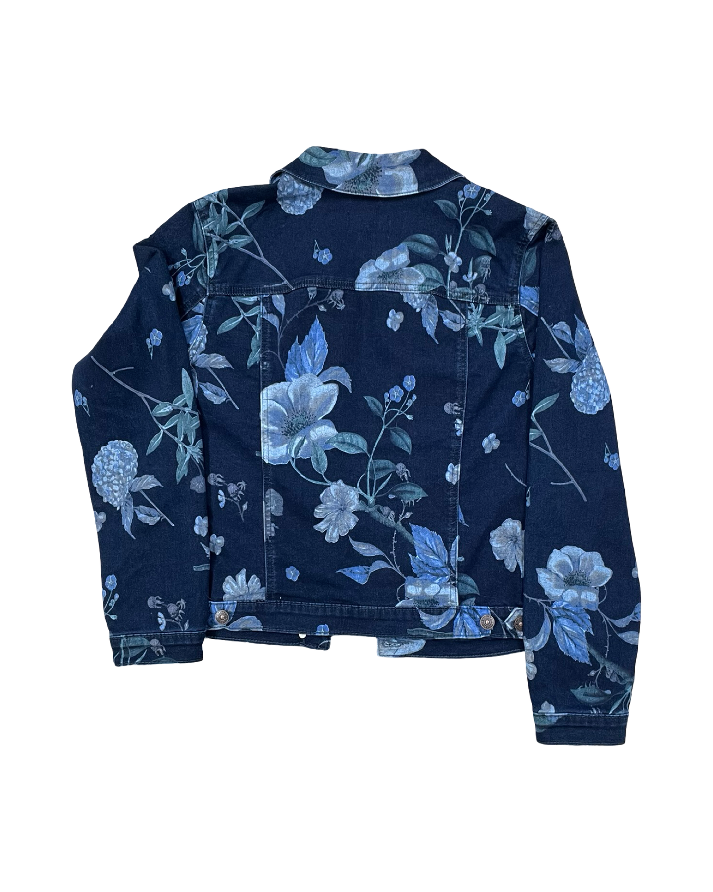 Jacket Denim By Nicole By Nicole Miller In Blue Denim, Size:M