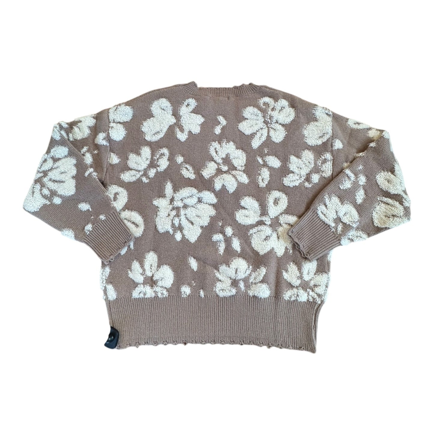 Sweater By Blu Pepper In Brown, Size:S