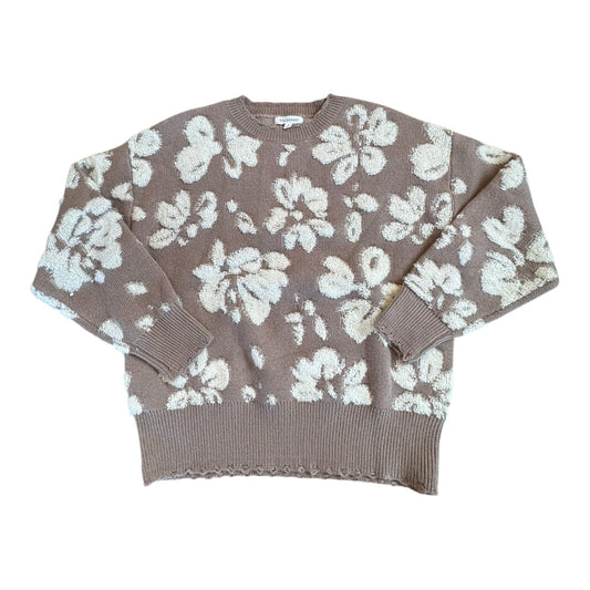 Sweater By Blu Pepper In Brown, Size:S