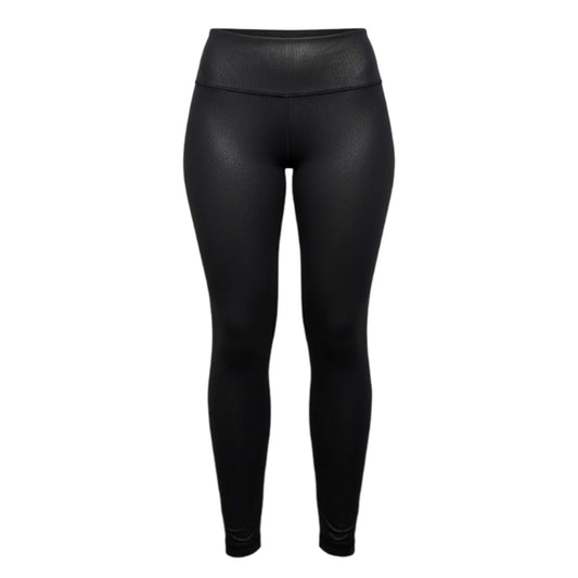 Align HR 28” Metallic Rib Athletic Leggings By Lululemon In Black, Size: 6