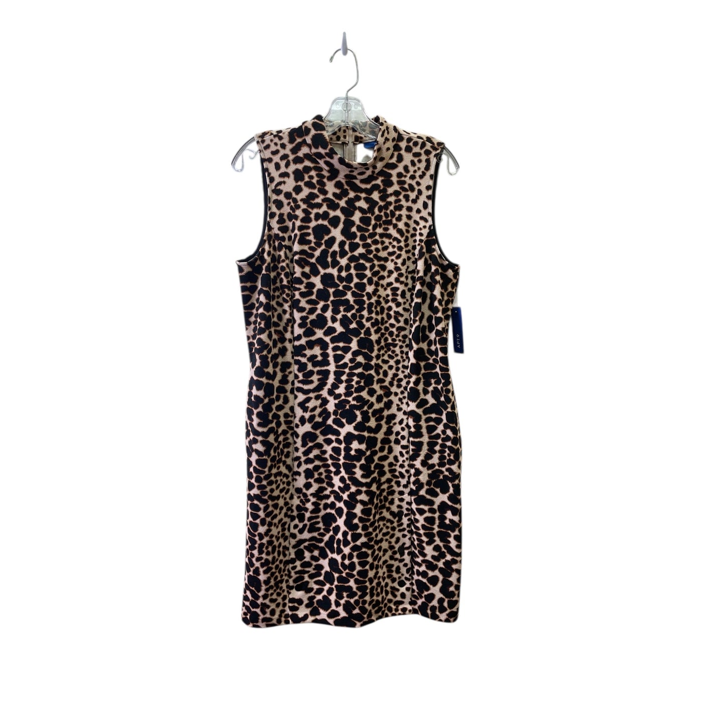 Dress Party Midi By Apt 9 In Animal Print, Size:L