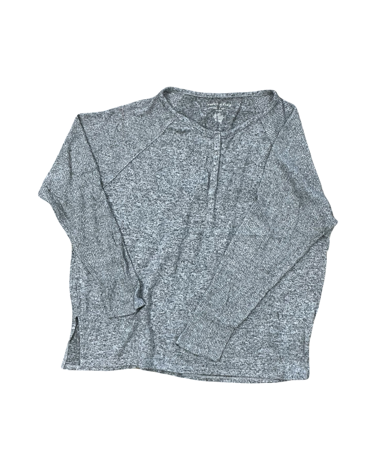 Top Ls By American Eagle In Grey, Size:L