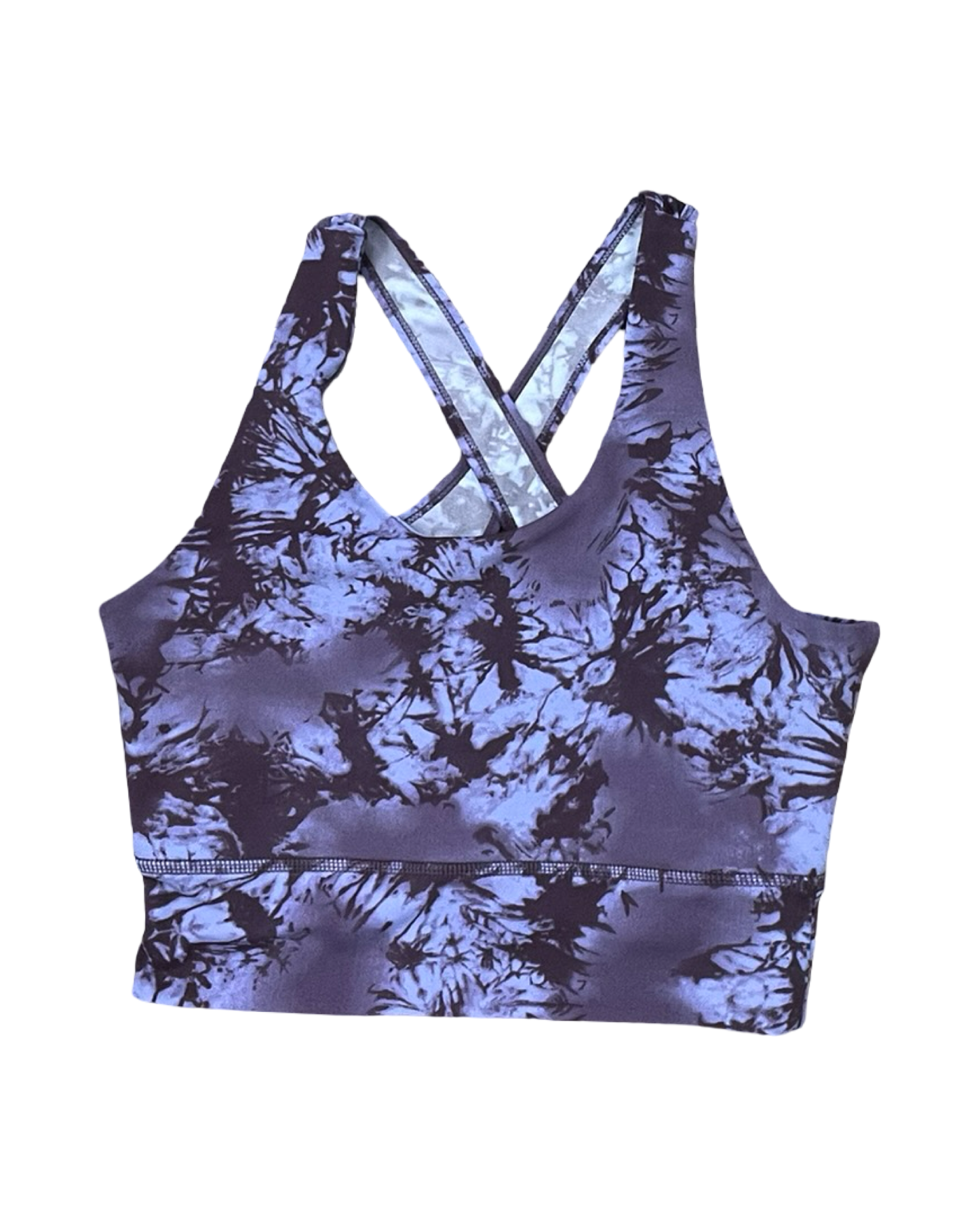 Athletic Bra By Clothes Mentor In Purple, Size:L