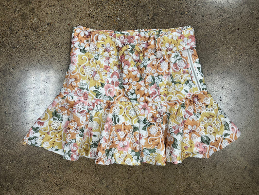 Skirt Mini & Short By En Saison In Floral Print, Size:S