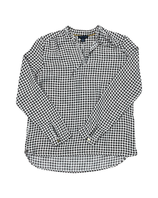 Top Ls By Tommy Hilfiger In Brown & Cream, Size:M