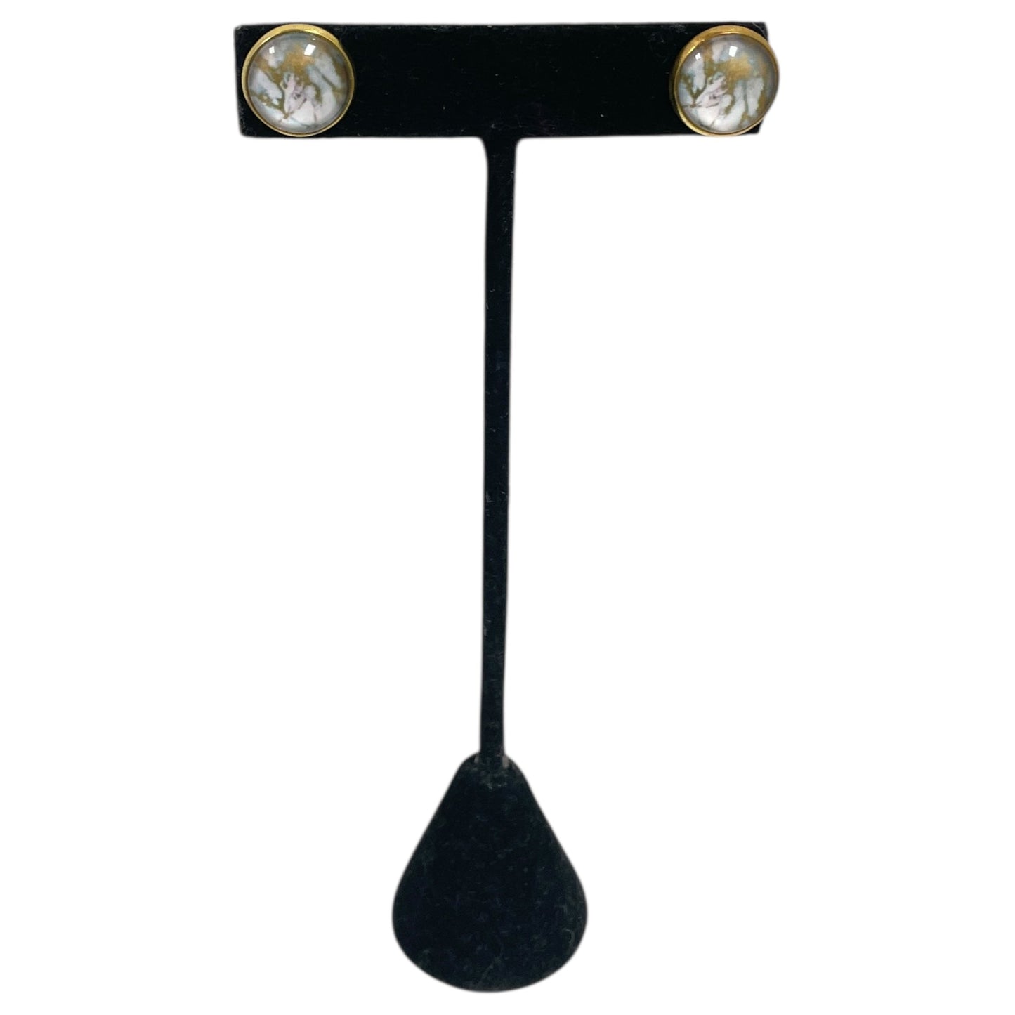 Earrings Stud By JOY MAE In Red