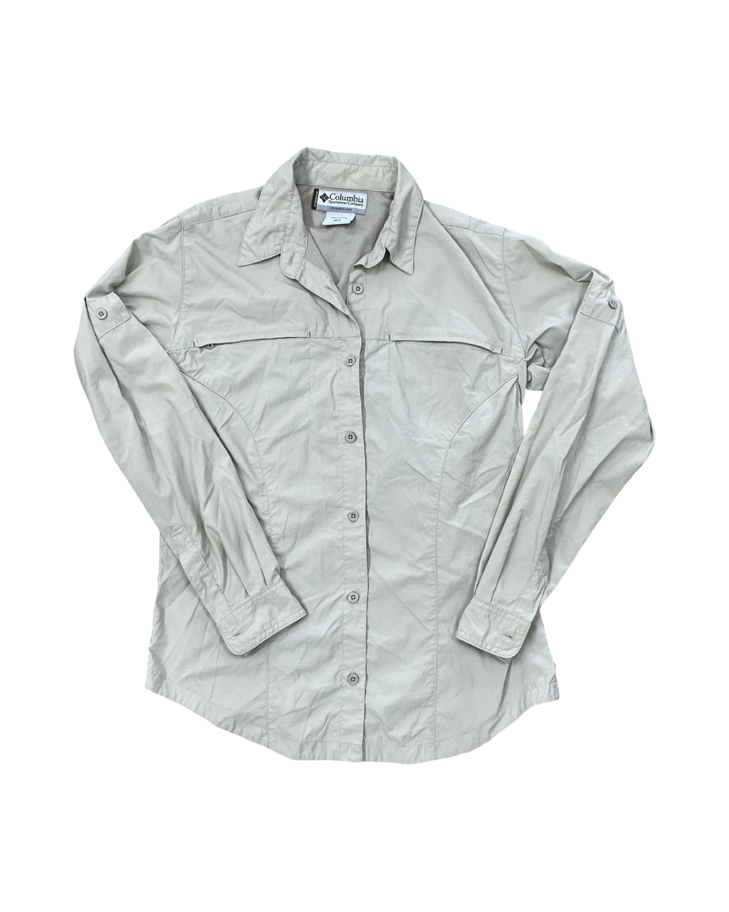 Blouse Ls By Columbia In Cream, Size:S