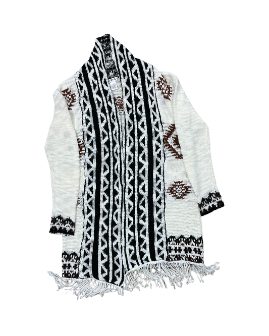 Sweater Cardigan By Say What In White, Size:S