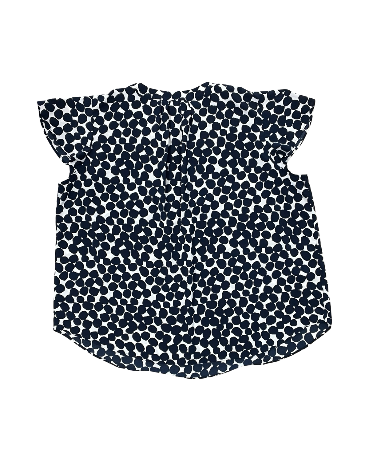 Top Ss By Calvin Klein In Blue & White, Size:1X