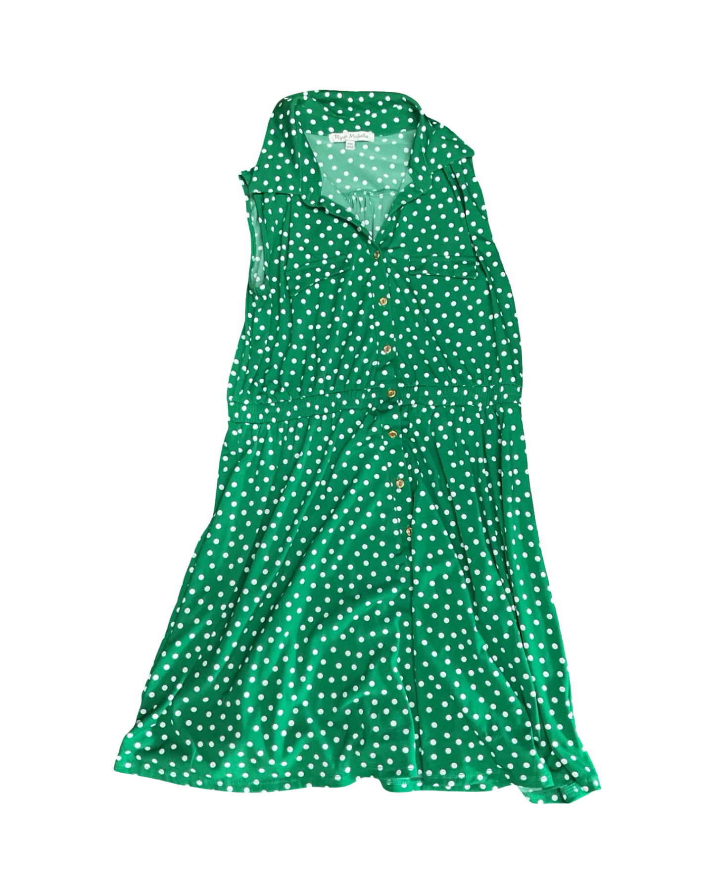 Dress Casual Midi By Clothes Mentor In Green, Size:Mp