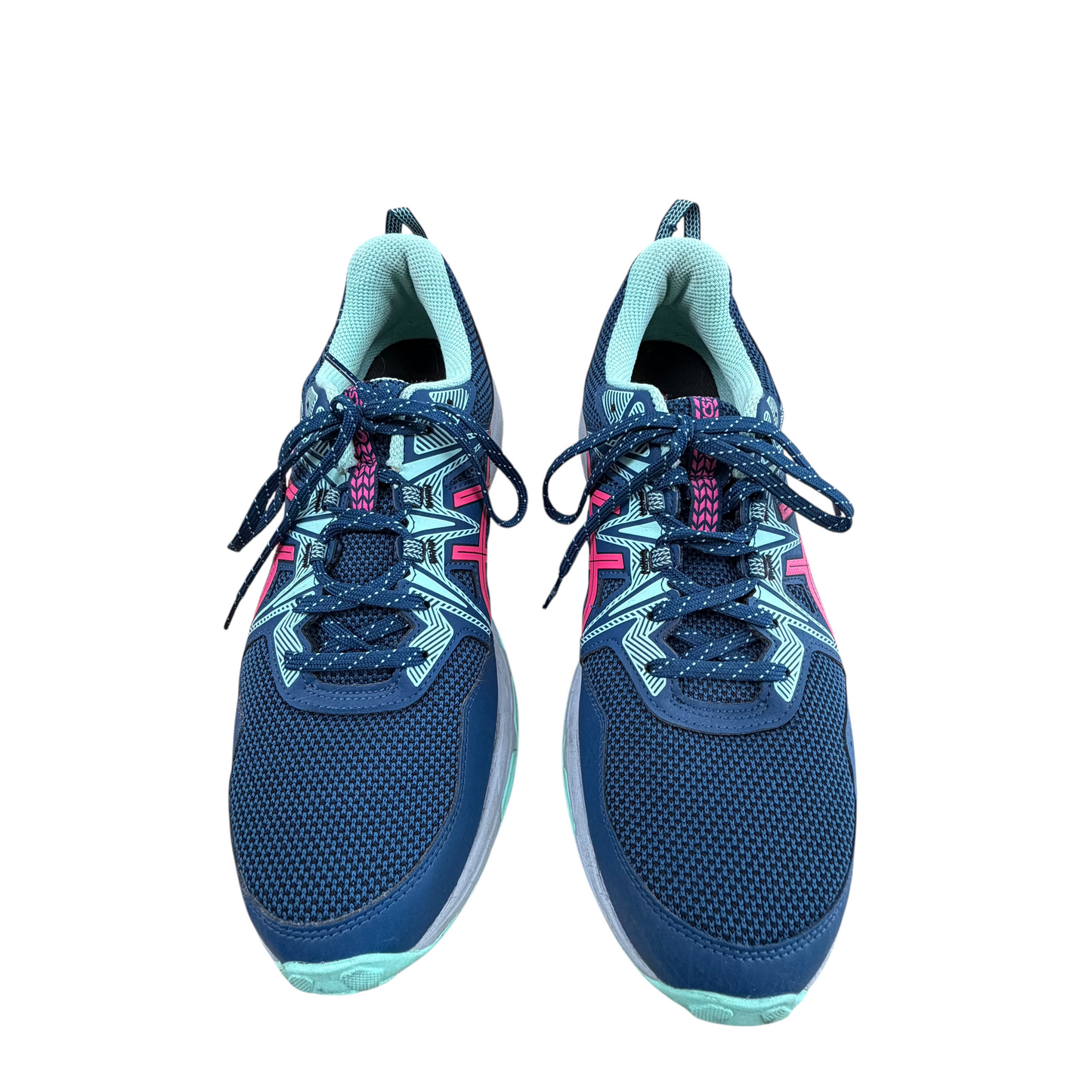 Shoes Athletic By Asics In Blue & Pink, Size:10
