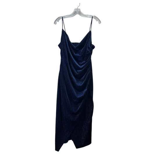 Dress Party Midi By Laundry In Blue, Size:12