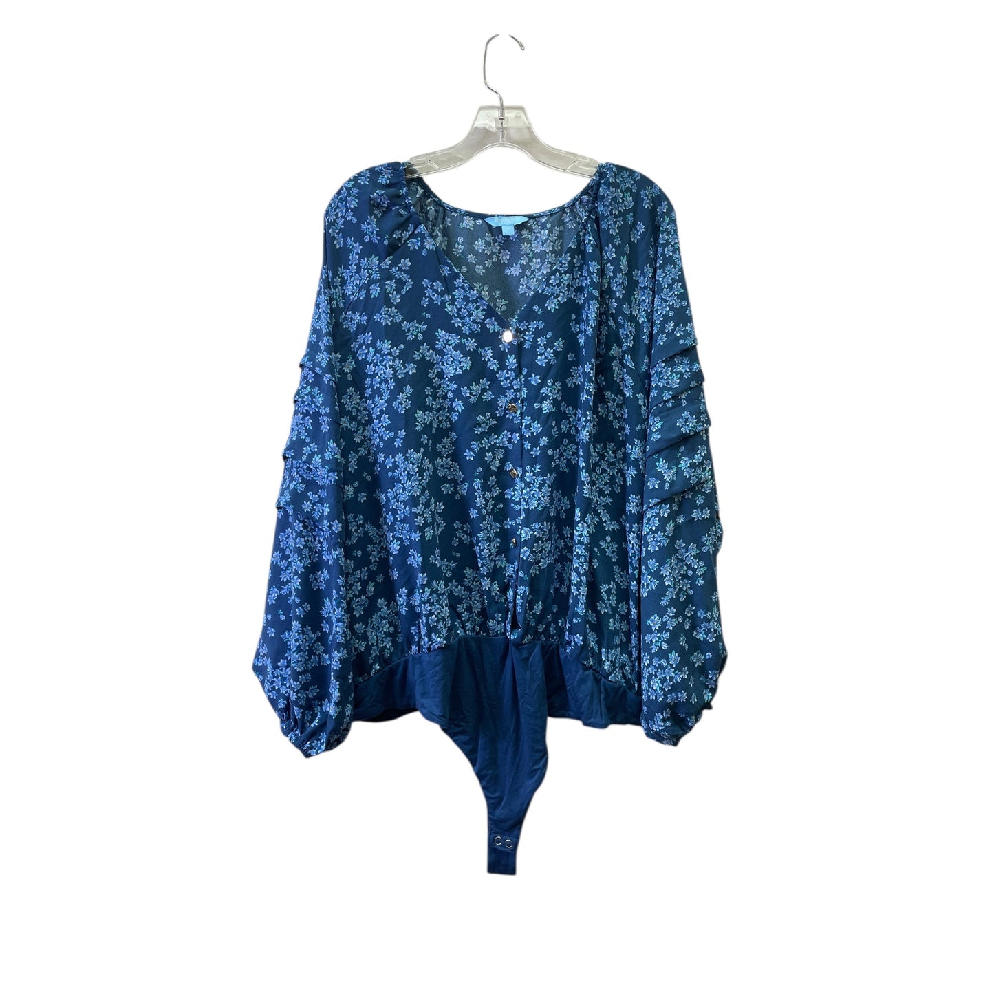 Top Ls By Draper James In Blue, Size:2X