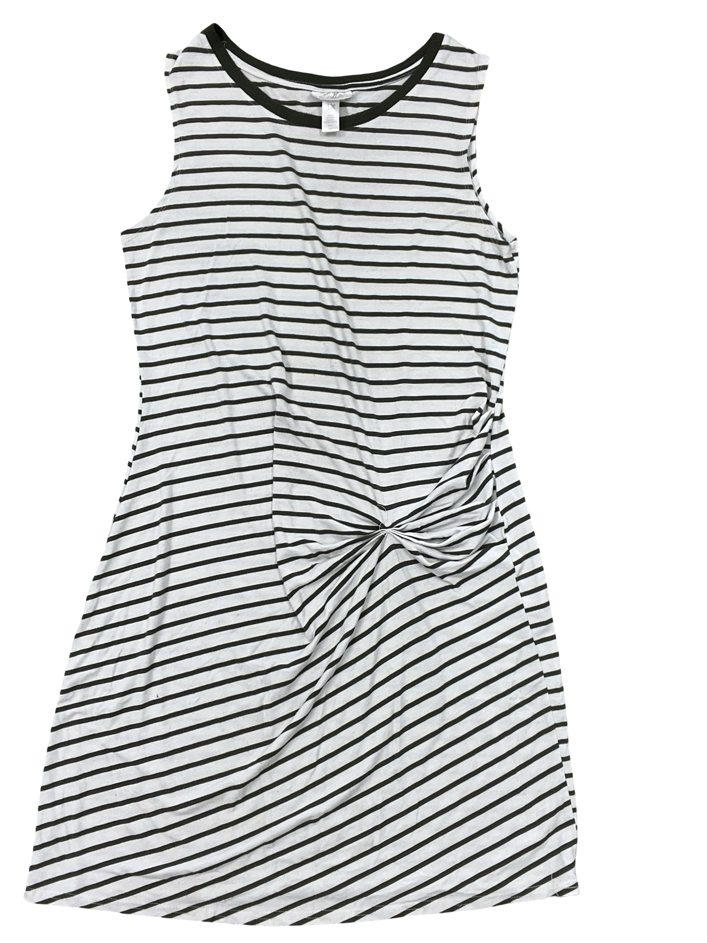 Dress Casual Midi By Just Be In Cream & Green, Size:1X