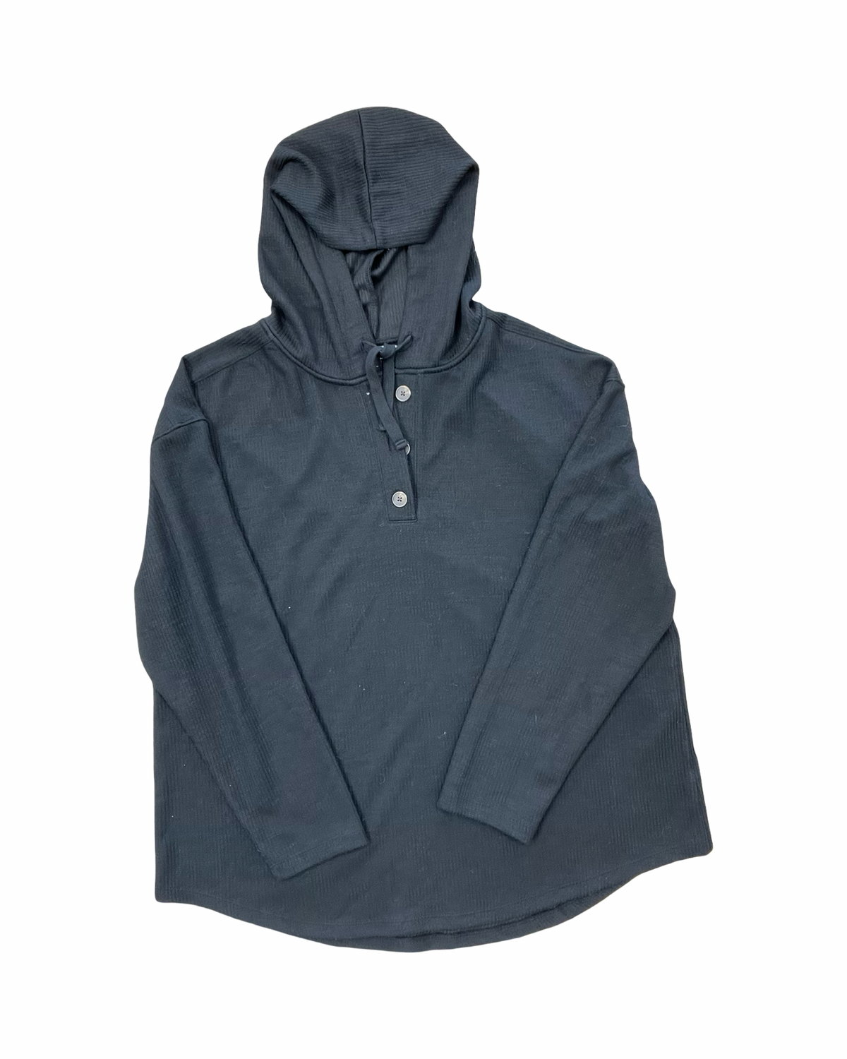 Top Ls By Time And Tru In Black, Size:1X