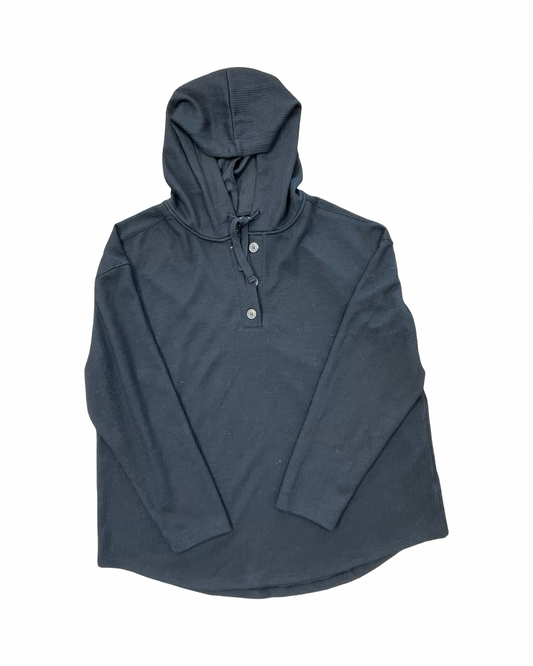 Top Ls By Time And Tru In Black, Size:1X