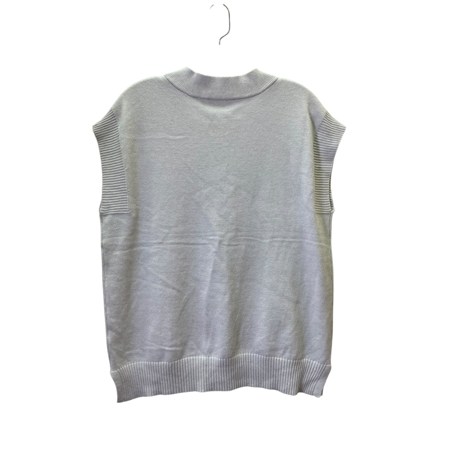 Vest Sweater By Cyrus Knits In Grey, Size:S