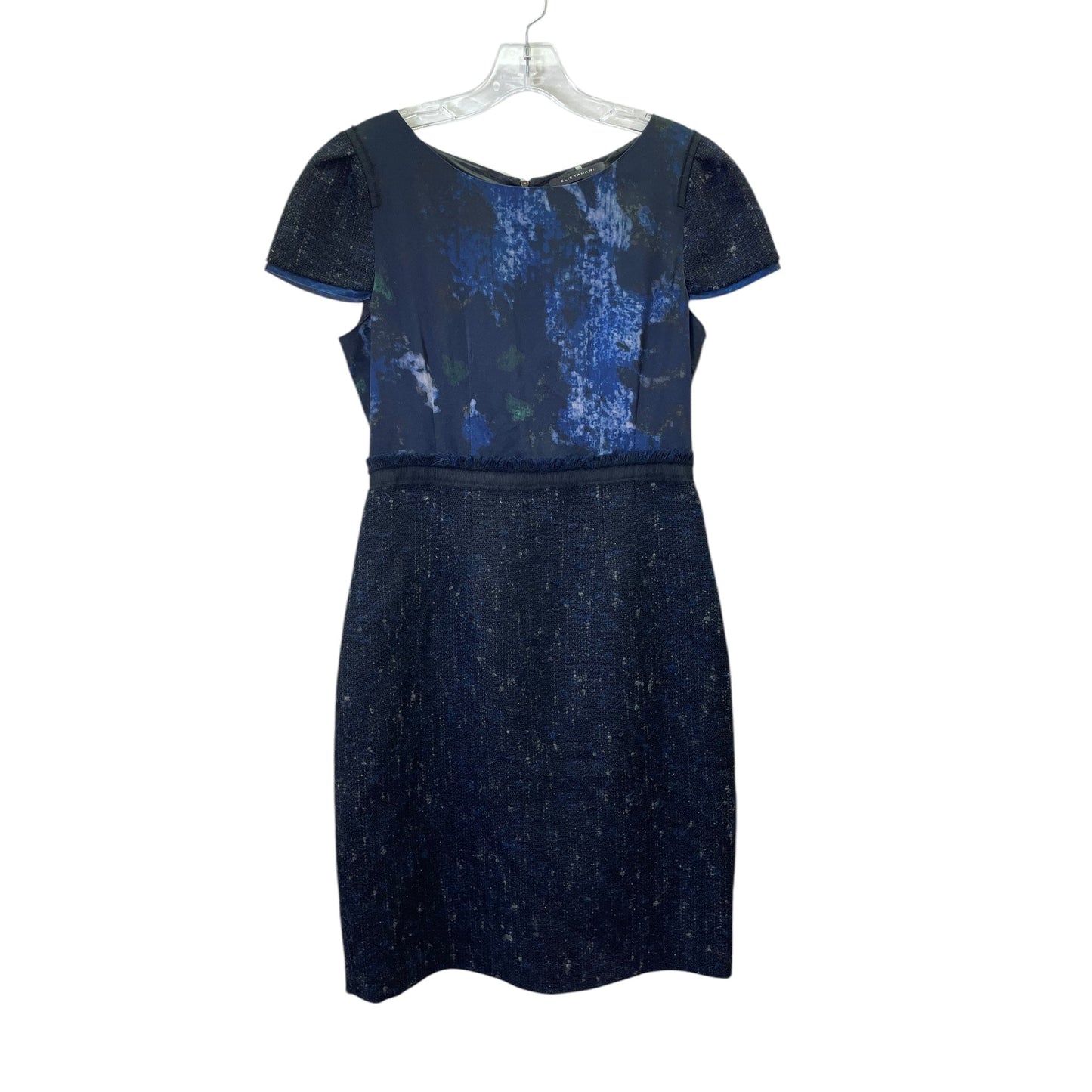 Dress Work By Elie Tahari In Black & Blue, Size:M