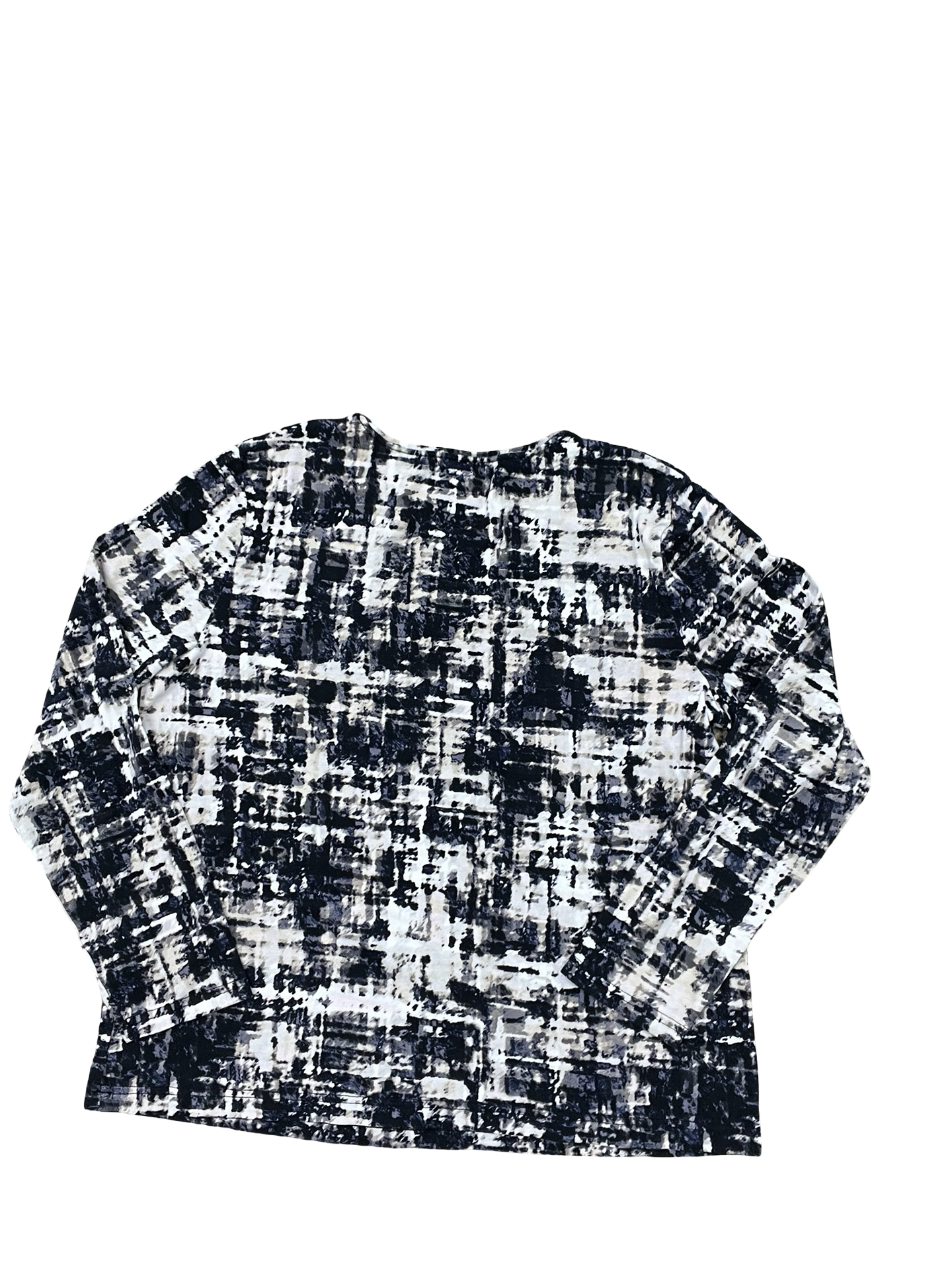 Top Ls By Croft And Barrow In Blue & Cream, Size:Xl
