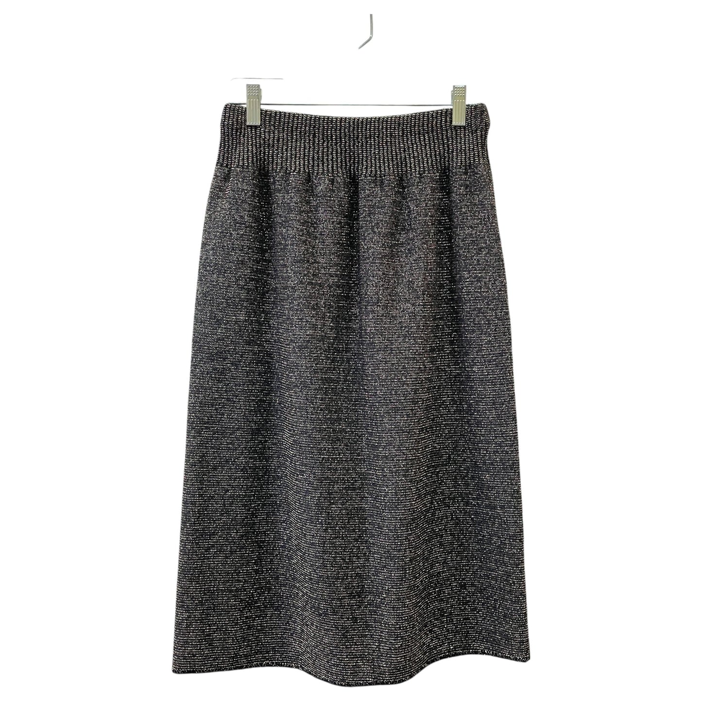 Skirt Set 2Pc By VIVANTI In Black & Gold, Size:M