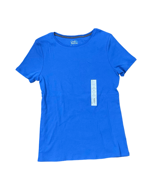 Top Ss By Croft And Barrow In Blue, Size:Xs