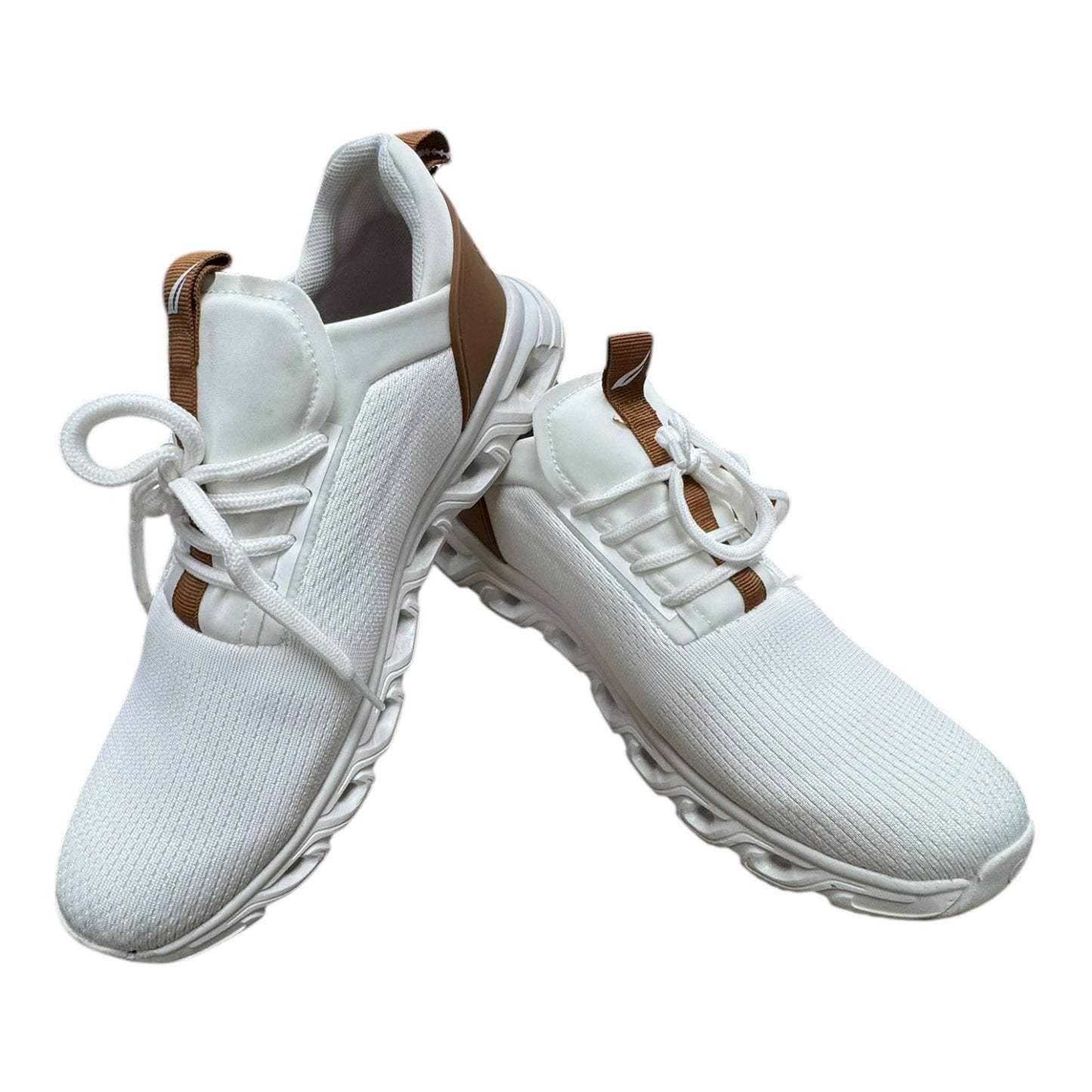 Shoes Athletic By Nautica In Brown & White, Size:8.5