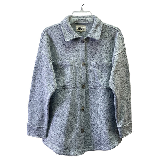 Jacket Shirt By Madewell In Grey, Size:Xs