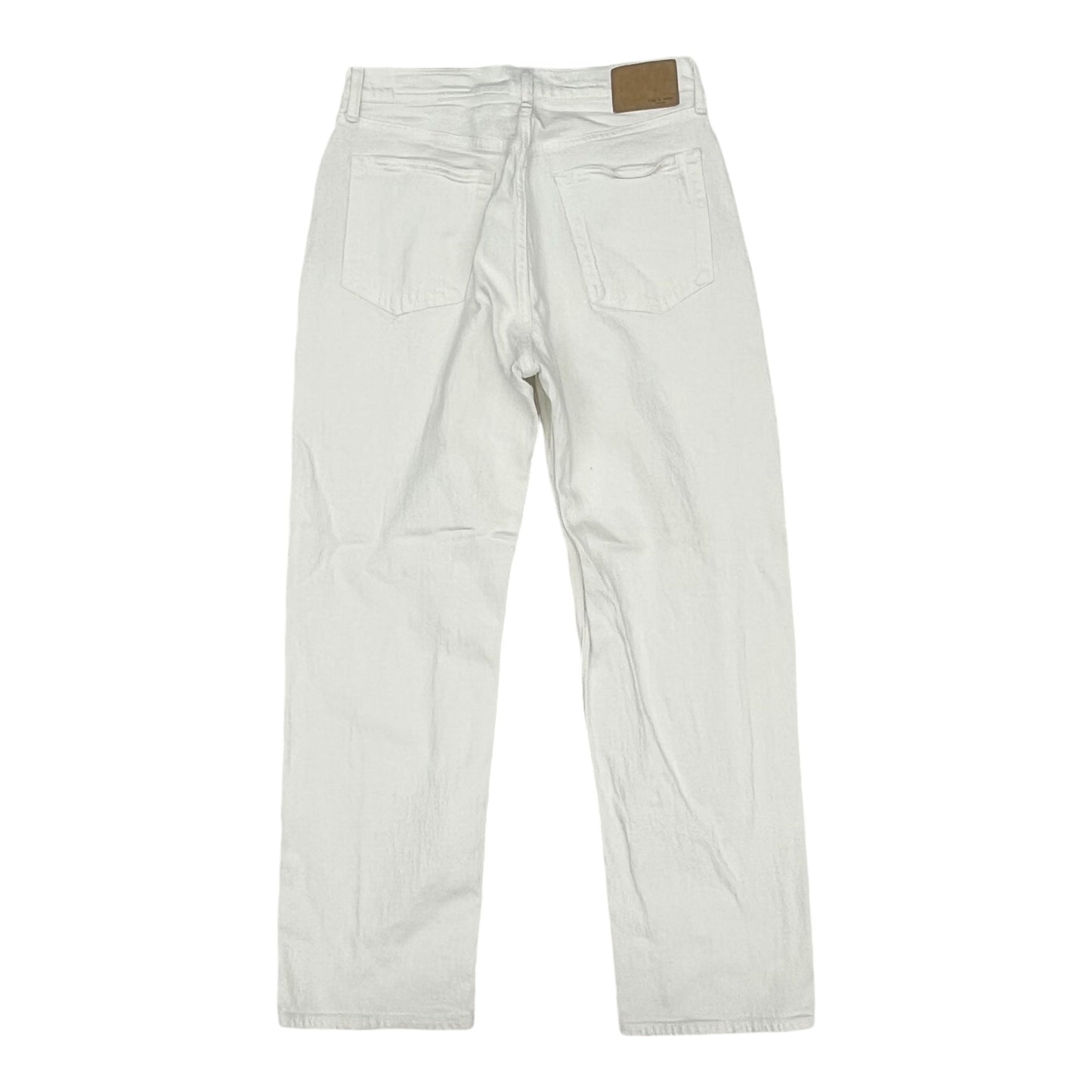 Jeans Straight By Rag And Bone In White, Size:6