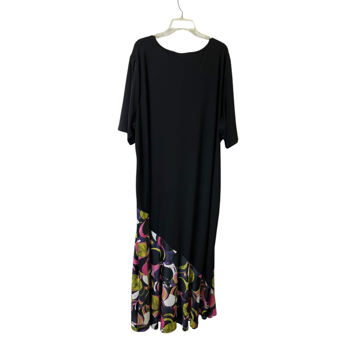 Dress Casual Midi By Ashley Stewart In Black, Size:4X