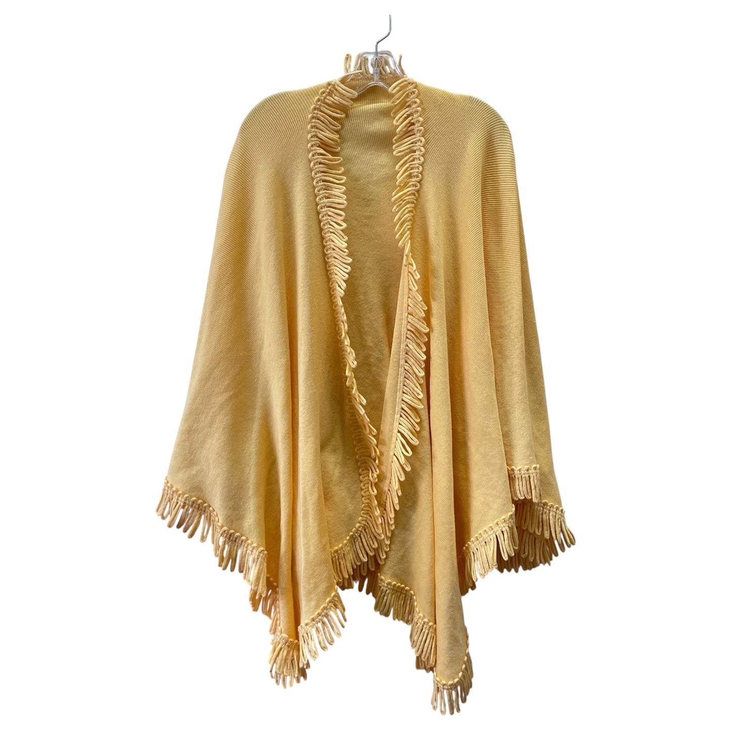 Poncho By SHEIN In Yellow, Size:0