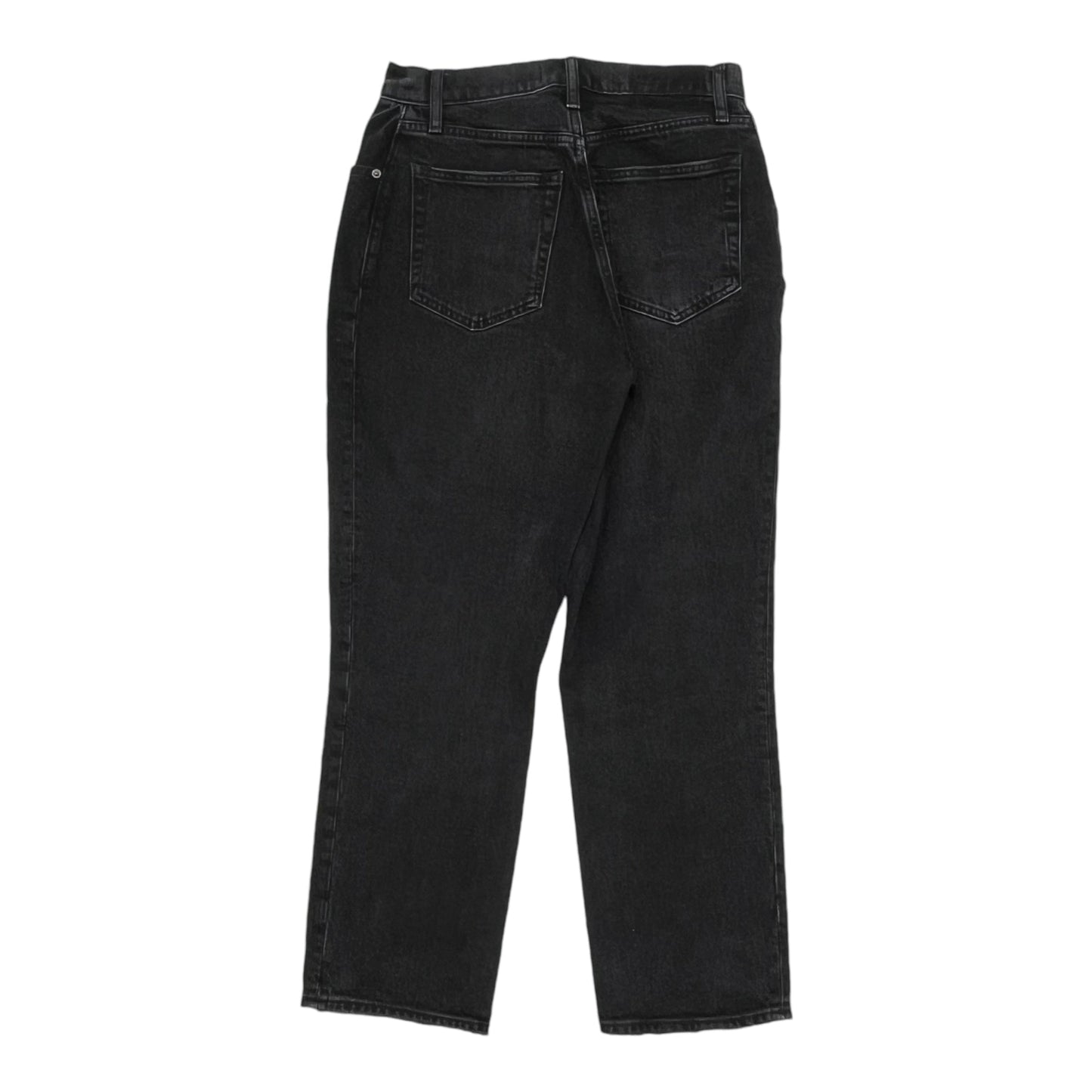 Jeans Straight By Abercrombie And Fitch In Black, Size:8