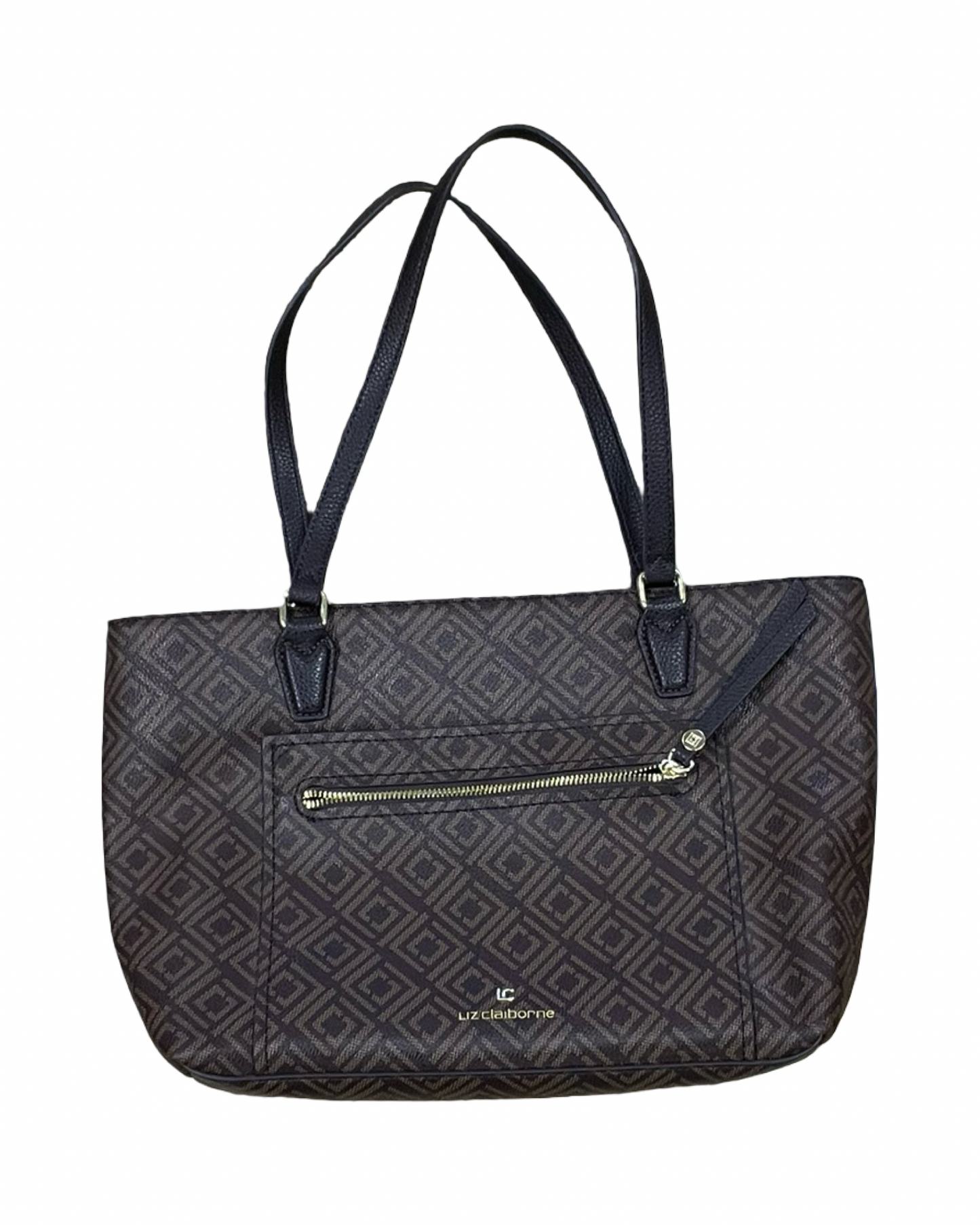Handbag By Liz Claiborne In Brown, Size:Medium